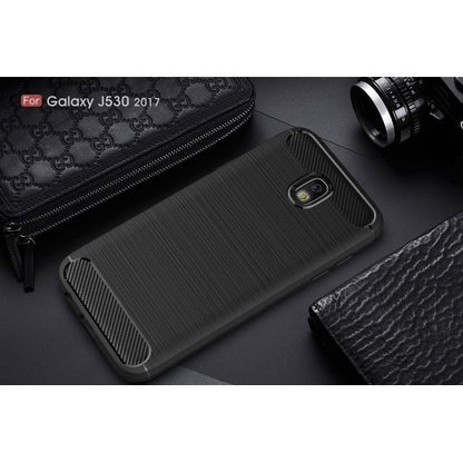 TPU Case für Samsung Galaxy J5 J530 (2017) Carbon Skin Brushed