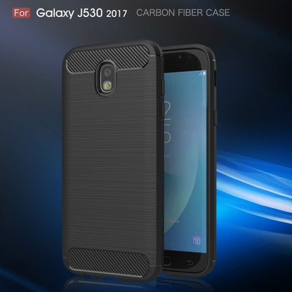 TPU Case für Samsung Galaxy J5 J530 (2017) Carbon Skin Brushed