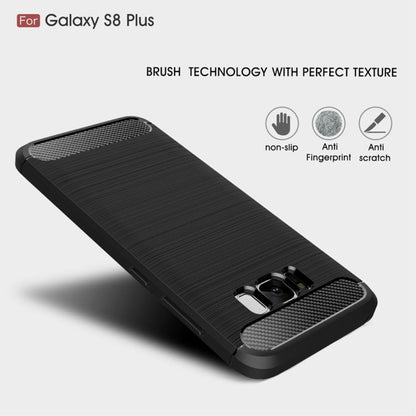 TPU Case für Samsung Galaxy S8 PLUS G955 Carbon Skin Brushed
