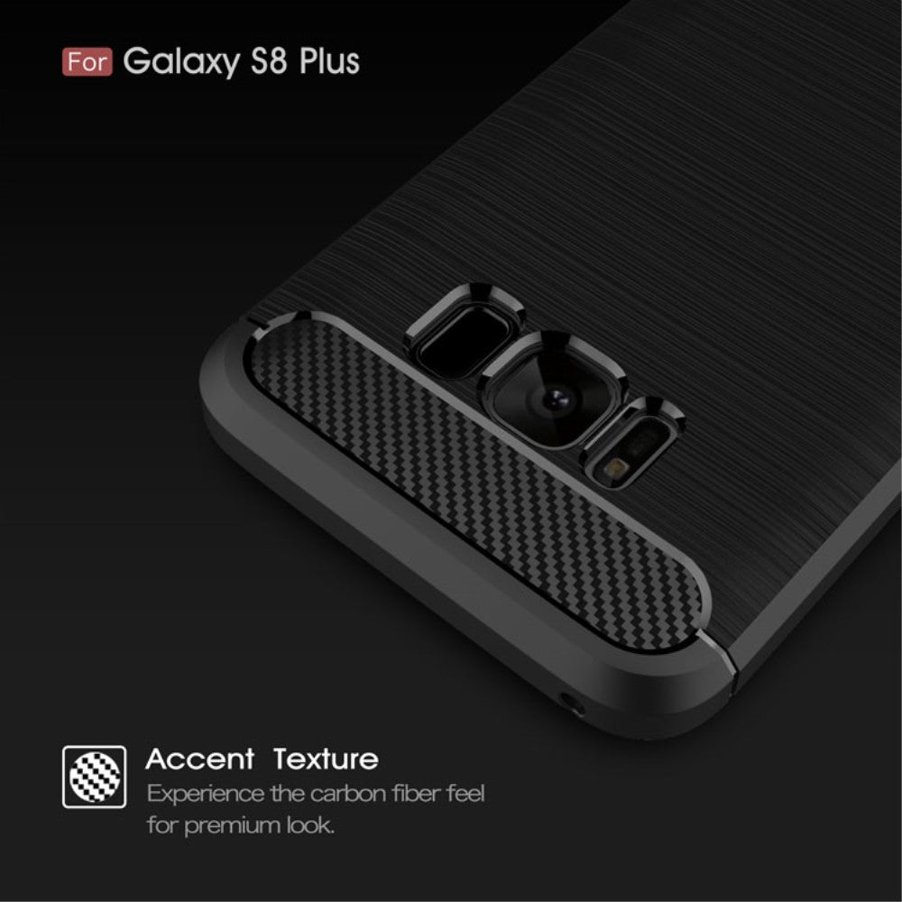 TPU Case für Samsung Galaxy S8 PLUS G955 Carbon Skin Brushed