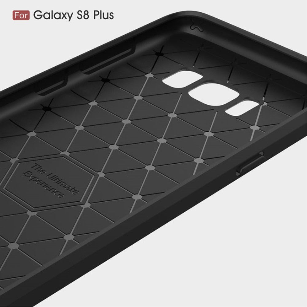 TPU Case für Samsung Galaxy S8 PLUS G955 Carbon Skin Brushed