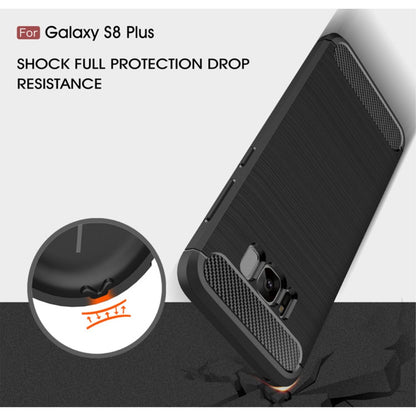 TPU Case für Samsung Galaxy S8 PLUS G955 Carbon Skin Brushed