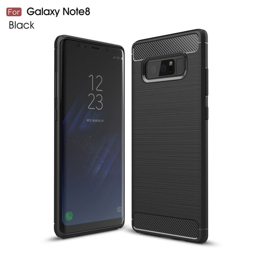 TPU Case für Samsung Galaxy Note 8 Carbon Skin Brushed