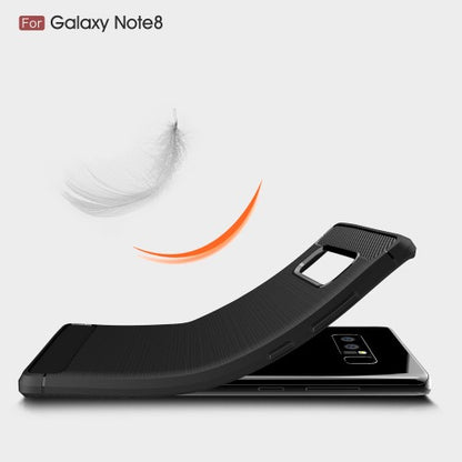 TPU Case für Samsung Galaxy Note 8 Carbon Skin Brushed