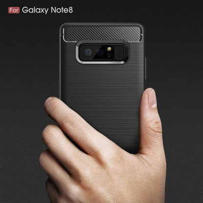 TPU Case für Samsung Galaxy Note 8 Carbon Skin Brushed