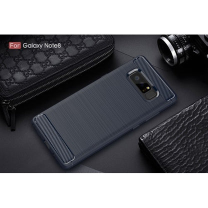 TPU Case für Samsung Galaxy Note 8 Carbon Skin Brushed