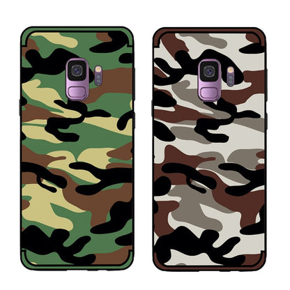 TPU Case für Samsung Galaxy S9 G960 NXE Camouflage Kickstand