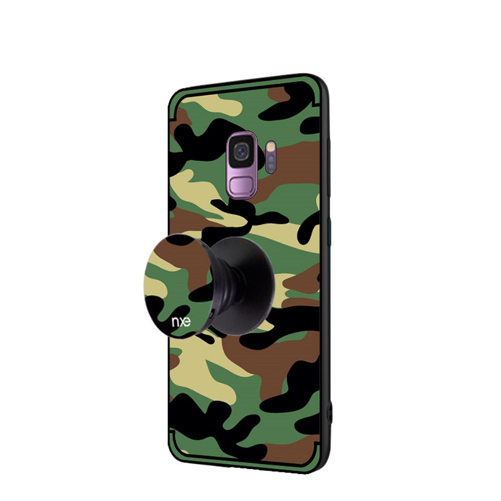 TPU Case für Samsung Galaxy S9 G960 NXE Camouflage Kickstand