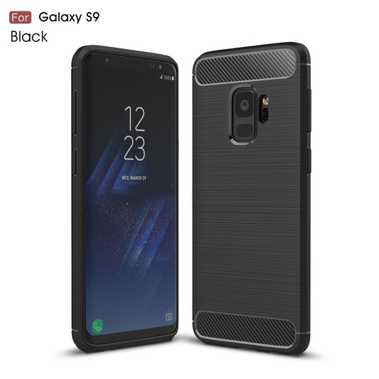 TPU Case für Samsung Galaxy S9 G960 Carbon Skin Brushed