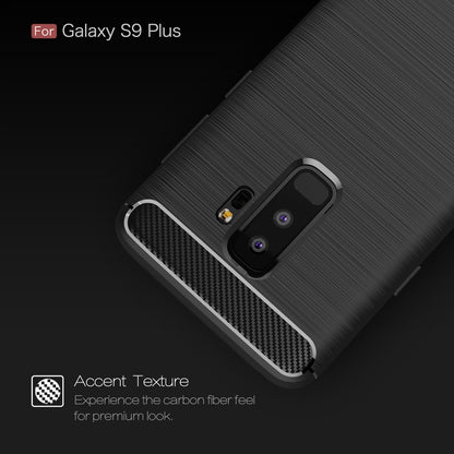 TPU Case für Samsung Galaxy S9 PLUS G965 Carbon Skin Brushed