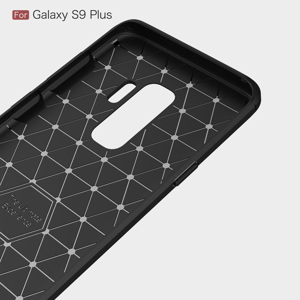 TPU Case für Samsung Galaxy S9 PLUS G965 Carbon Skin Brushed