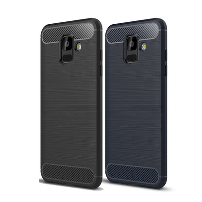 TPU Case für Samsung Galaxy A6 (2018) Carbon Skin Brushed