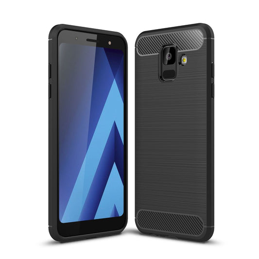 TPU Case für Samsung Galaxy A6 (2018) Carbon Skin Brushed