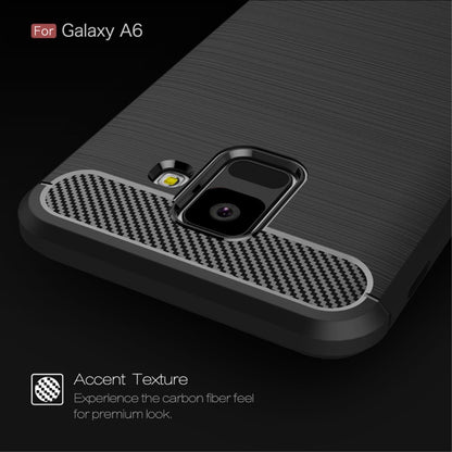 TPU Case für Samsung Galaxy A6 (2018) Carbon Skin Brushed