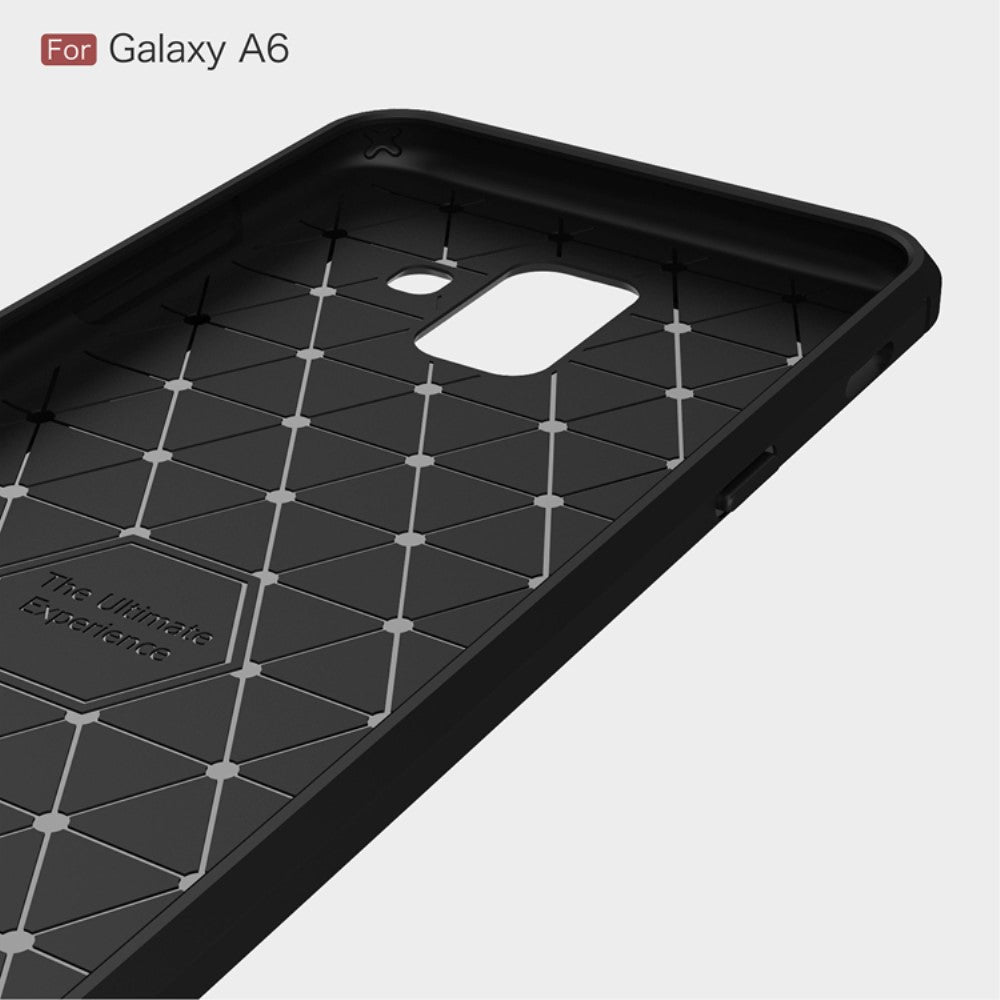 TPU Case für Samsung Galaxy A6 (2018) Carbon Skin Brushed