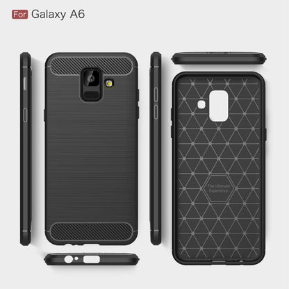 TPU Case für Samsung Galaxy A6 (2018) Carbon Skin Brushed
