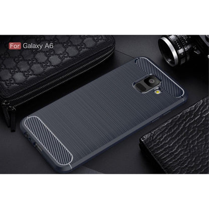 TPU Case für Samsung Galaxy A6 (2018) Carbon Skin Brushed