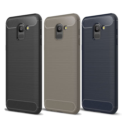 TPU Case für Samsung Galaxy J6 (2018) Carbon Skin Brushed