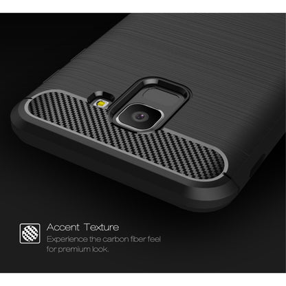 TPU Case für Samsung Galaxy J6 (2018) Carbon Skin Brushed