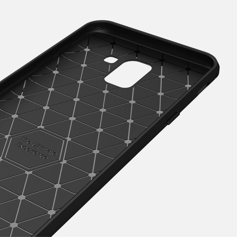 TPU Case für Samsung Galaxy J6 (2018) Carbon Skin Brushed
