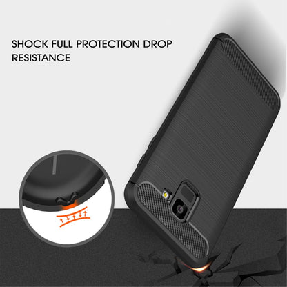 TPU Case für Samsung Galaxy J6 (2018) Carbon Skin Brushed