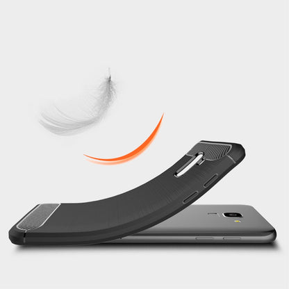 TPU Case für Samsung Galaxy J6 (2018) Carbon Skin Brushed