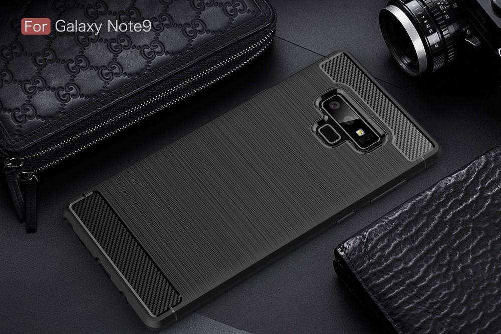 TPU Case für Samsung Galaxy Note 9 Carbon Skin Brushed