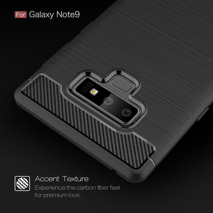 TPU Case für Samsung Galaxy Note 9 Carbon Skin Brushed