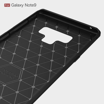TPU Case für Samsung Galaxy Note 9 Carbon Skin Brushed