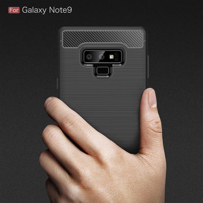 TPU Case für Samsung Galaxy Note 9 Carbon Skin Brushed