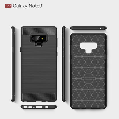 TPU Case für Samsung Galaxy Note 9 Carbon Skin Brushed