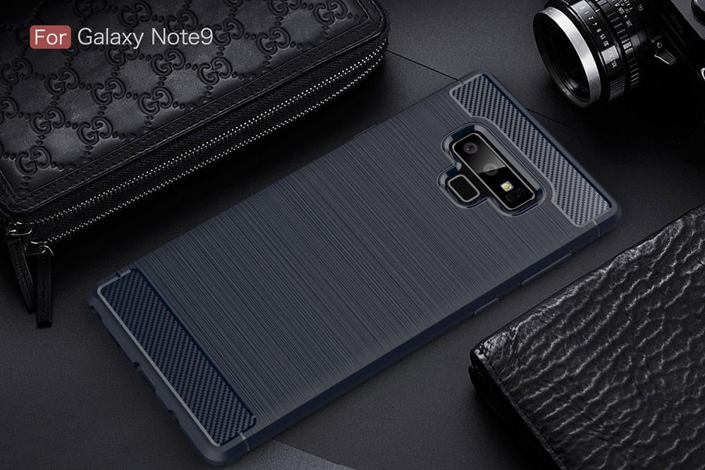 TPU Case für Samsung Galaxy Note 9 Carbon Skin Brushed