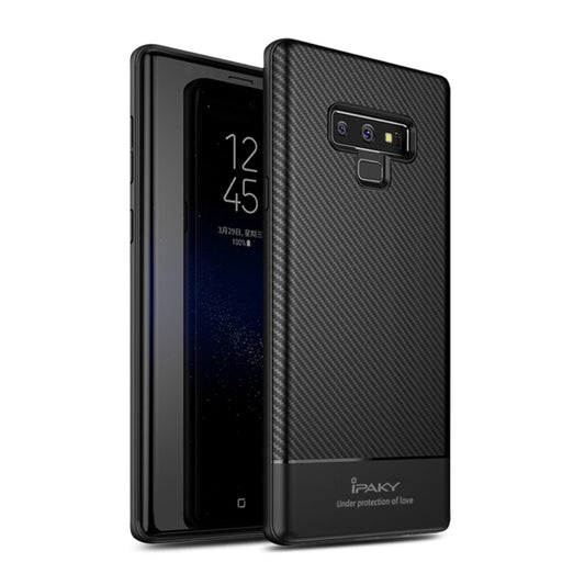 IPAKY TPU Case für SAMSUNG GALAXY NOTE 9 Carbon Fiber Muster Texture Hülle Cover
