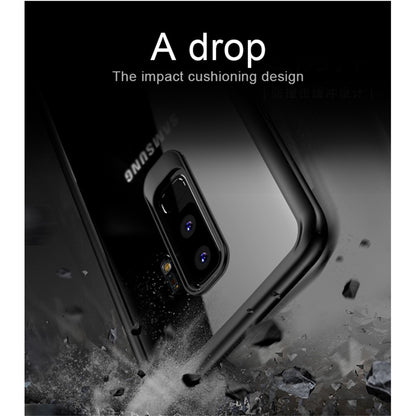 IPAKY TPU Gel Case für Samsung Galaxy S9 G960 Frame elastisch Transparent