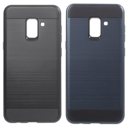 Samsung Galaxy A8 (2018) PC TPU Hybrid Case Brushed Skin