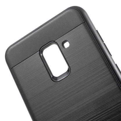 Samsung Galaxy A8 (2018) PC TPU Hybrid Case Brushed Skin