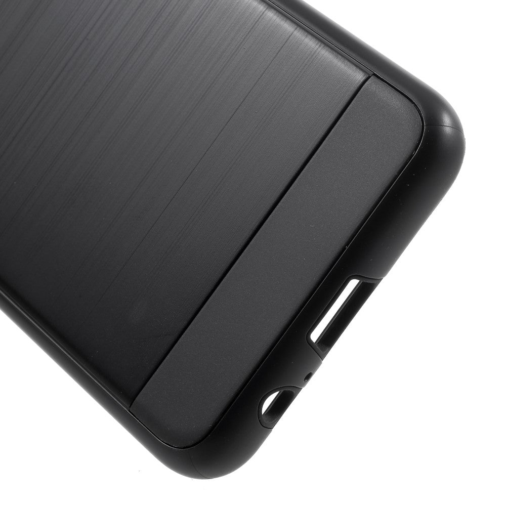 Samsung Galaxy A8 (2018) PC TPU Hybrid Case Brushed Skin