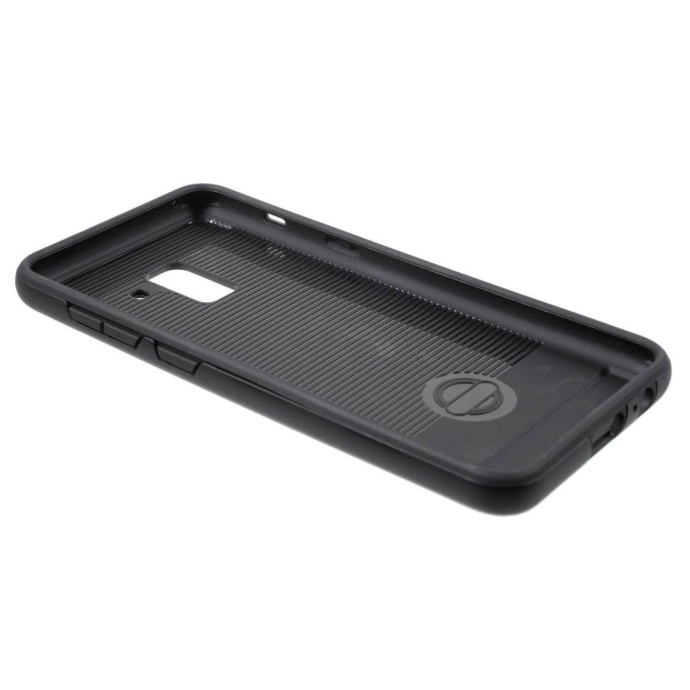 Samsung Galaxy A8 (2018) PC TPU Hybrid Case Brushed Skin
