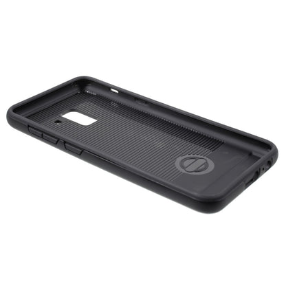 Samsung Galaxy A8 (2018) PC TPU Hybrid Case Brushed Skin