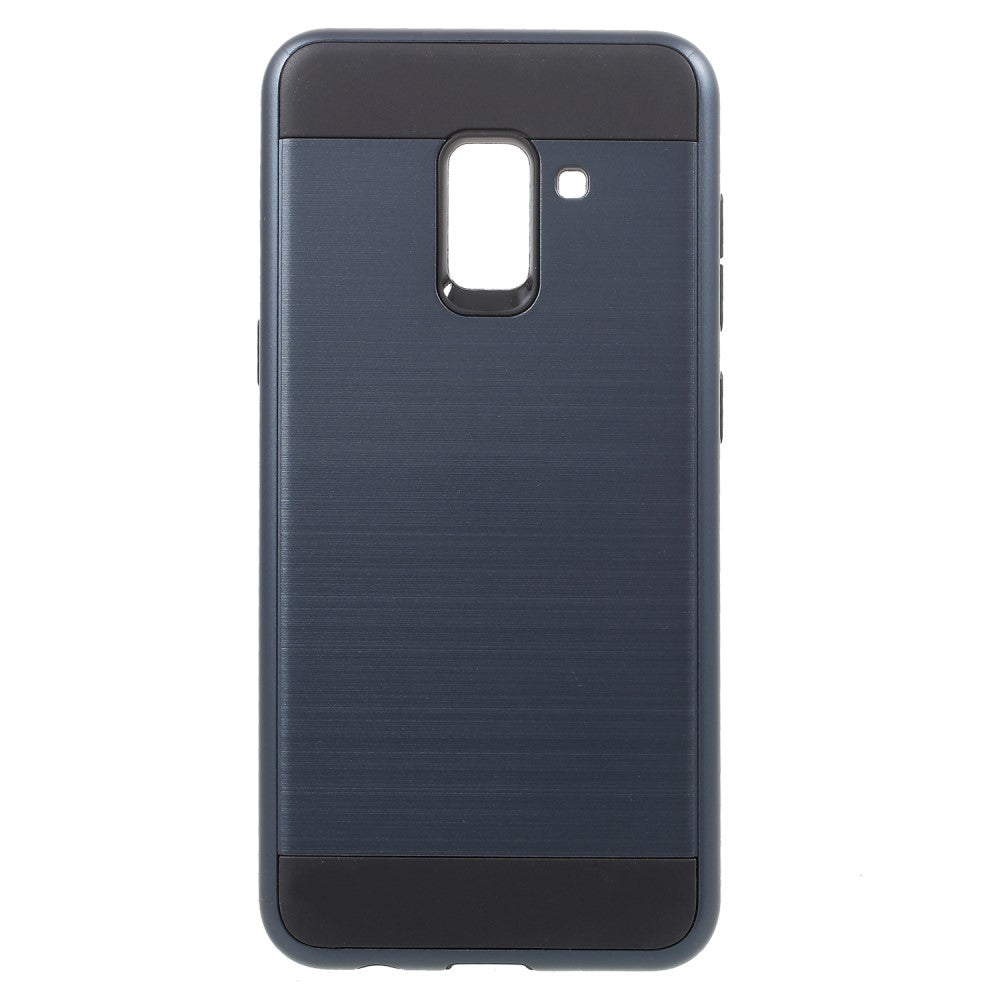 Samsung Galaxy A8 (2018) PC TPU Hybrid Case Brushed Skin