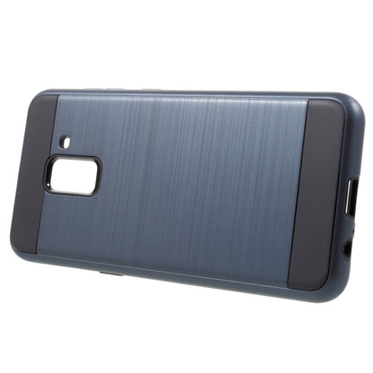 Samsung Galaxy A8 (2018) PC TPU Hybrid Case Brushed Skin