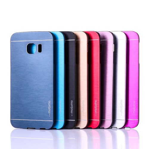 Motomo Hard Case für Samsung Galaxy S6 Edge G925 Aluminium Brushed