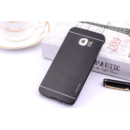 Motomo Hard Case für Samsung Galaxy S6 Edge G925 Aluminium Brushed