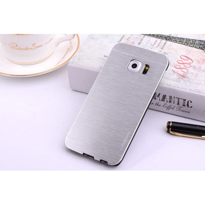 Motomo Hard Case für Samsung Galaxy S6 Edge G925 Aluminium Brushed