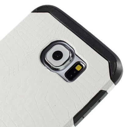 Samsung Galaxy S6 G920 TPU Hybrid Case Croco Muster Design