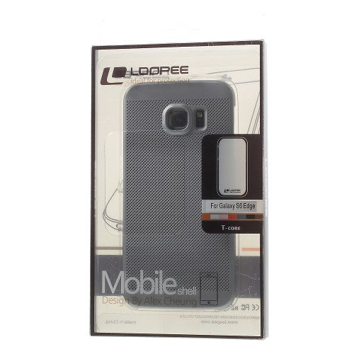 LOOPEE Hard Case für Samsung Galaxy S6 Edge G925 Hollow Mesh Handy Hülle Dünn