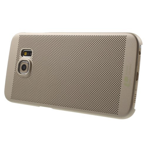 LOOPEE Hard Case für Samsung Galaxy S6 Edge G925 Hollow Mesh Handy Hülle Dünn