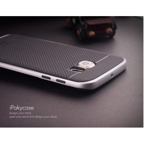 IPAKY TPU Case für Samsung Galaxy S6 Edge G925 Hybrid PC Frame