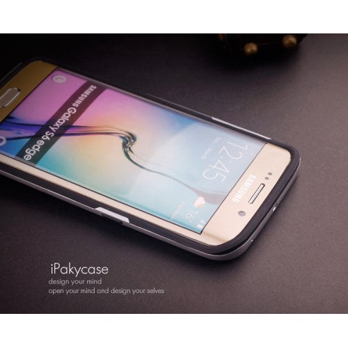 IPAKY TPU Case für Samsung Galaxy S6 Edge G925 Hybrid PC Frame