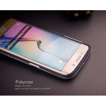 IPAKY TPU Case für Samsung Galaxy S6 Edge G925 Hybrid PC Frame